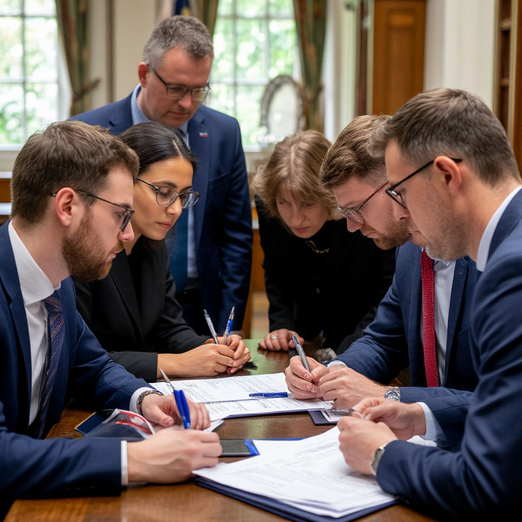 WahlBerater Team bei der Arbeit